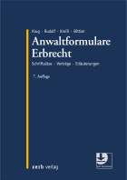 Abbildung: Anwaltformulare Erbrecht