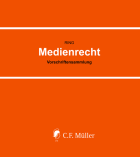 Abbildung: Medienrecht Vorschriftensammlung