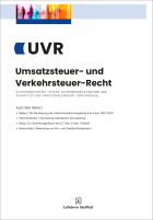 Abbildung: Umsatzsteuer- und Verkehrsteuer-Recht (UVR)